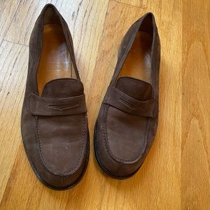Coach Loafers Brown Suede-Very Good Condition